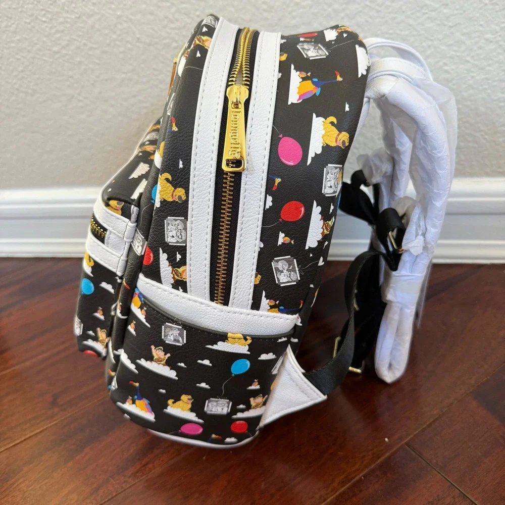 Disney Parks Loungefly Pixar Up Balloon‎ Dug Kevin Carl Ellie Mini Backpack NWT